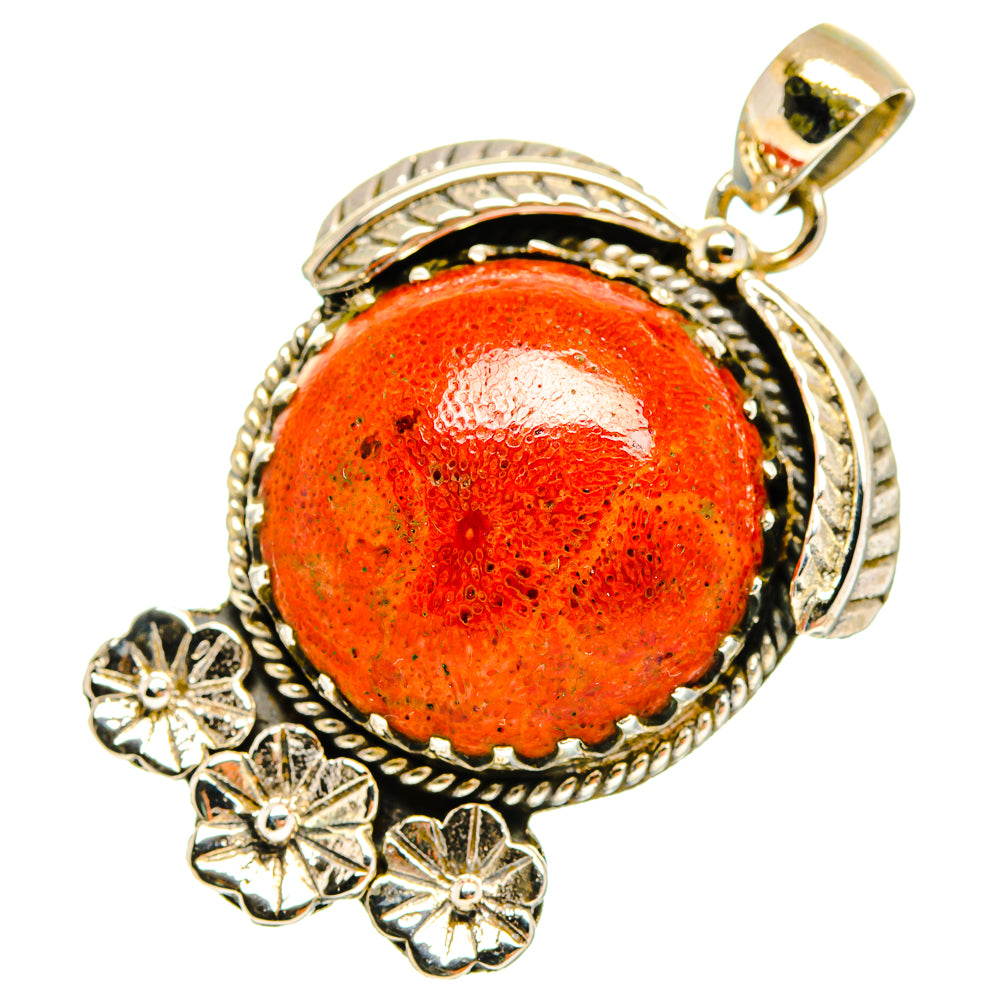 Sponge Coral Pendants handcrafted by Ana Silver Co - PD8996