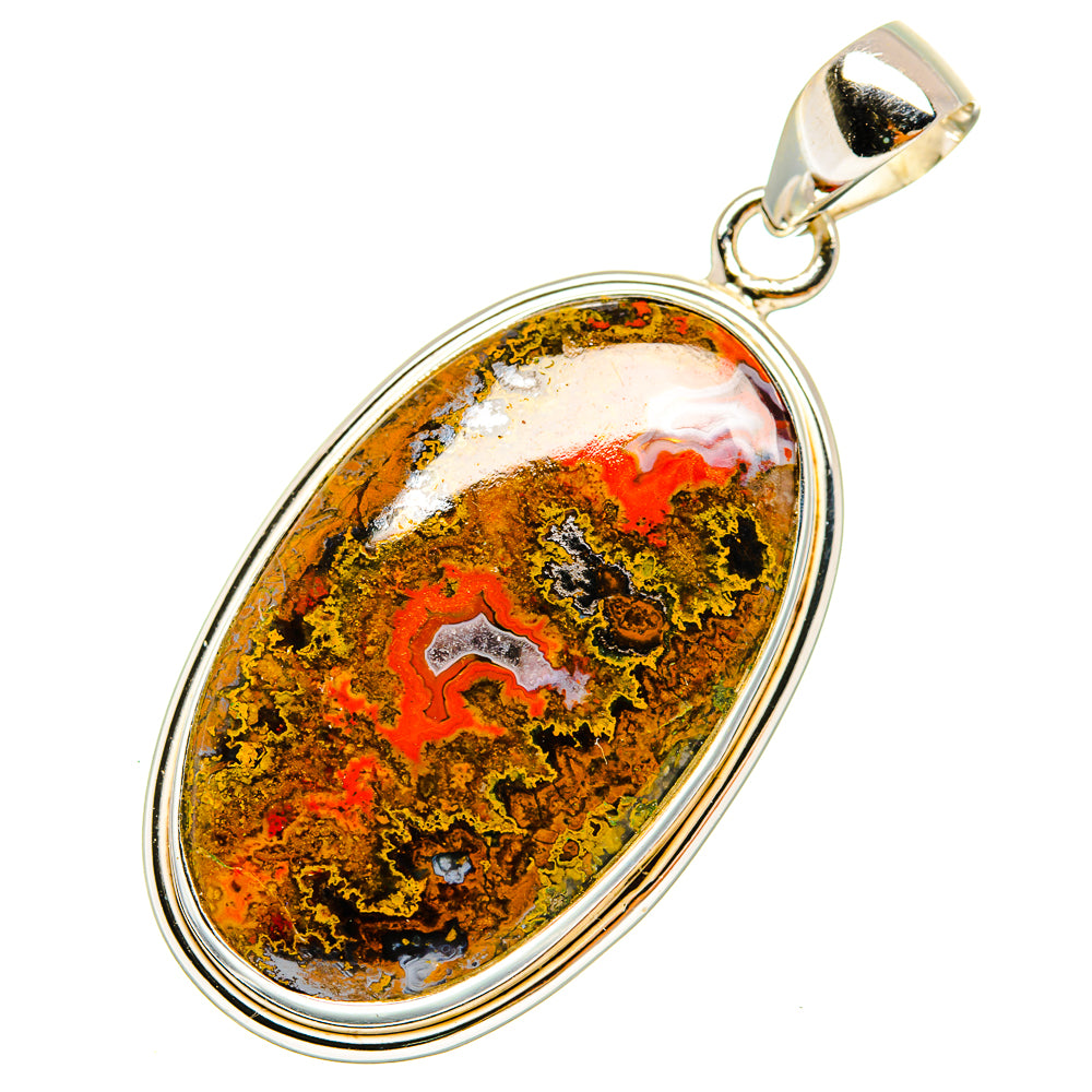 Moroccan Agate Pendants handcrafted by Ana Silver Co - PD8998
