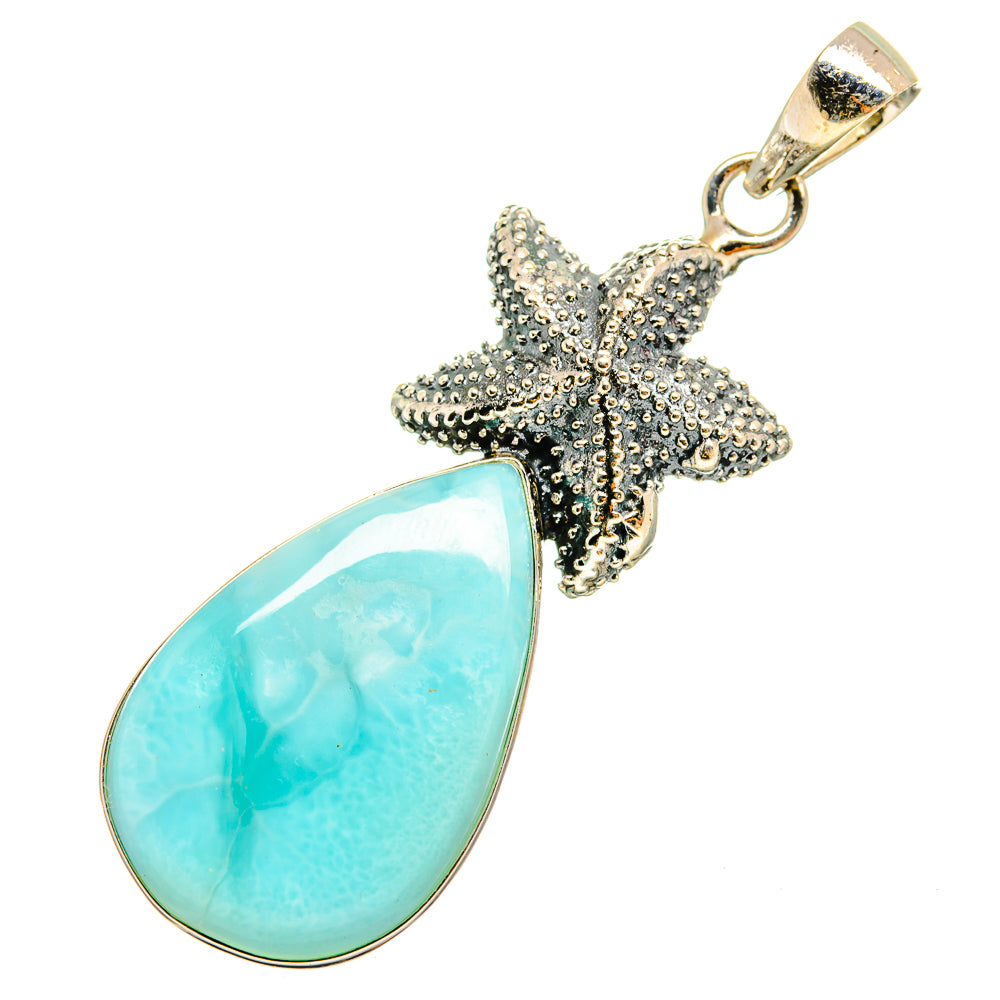 Larimar Pendants handcrafted by Ana Silver Co - PD9047