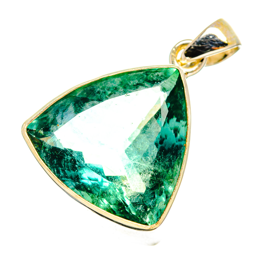 Green Fluorite Pendants handcrafted by Ana Silver Co - PD9098