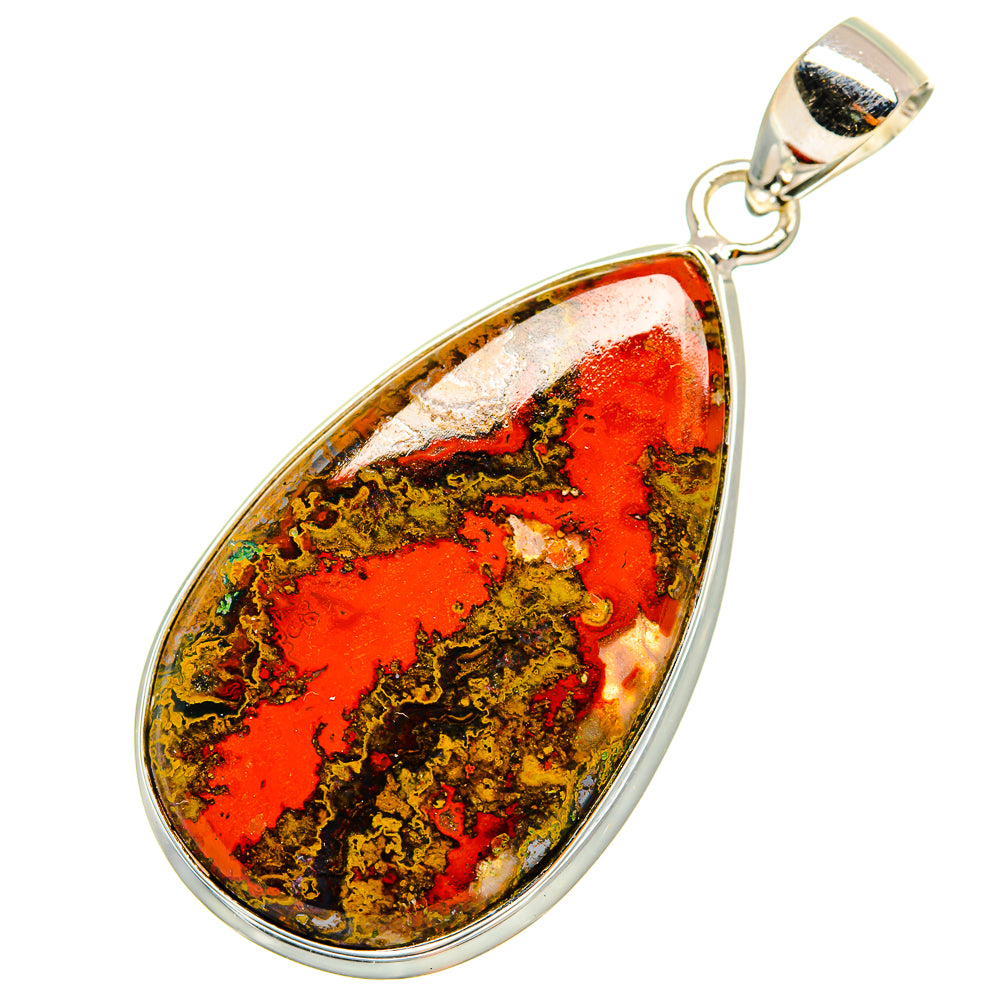 Moroccan Agate Pendants handcrafted by Ana Silver Co - PD9111