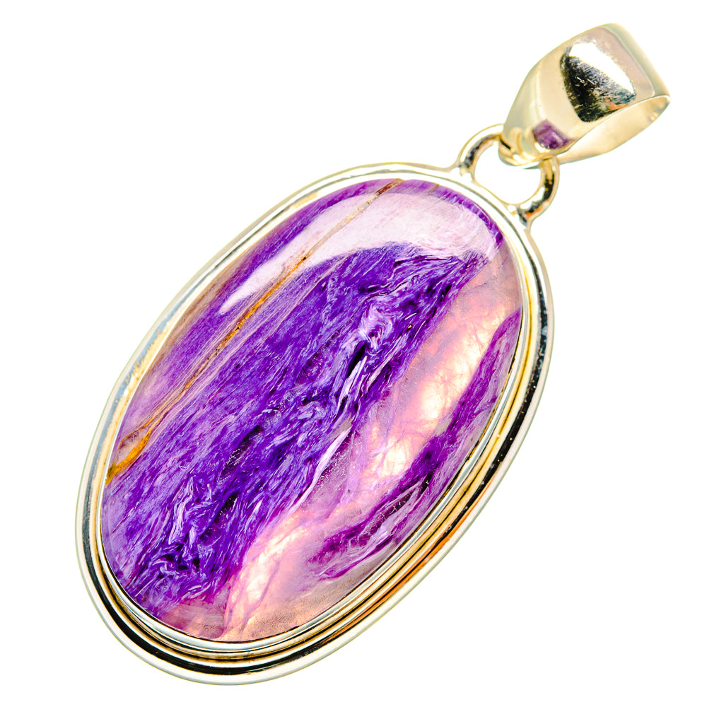 Charoite Pendants handcrafted by Ana Silver Co - PD9190