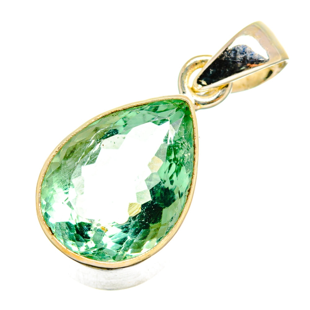 Green Fluorite Pendants handcrafted by Ana Silver Co - PD9226