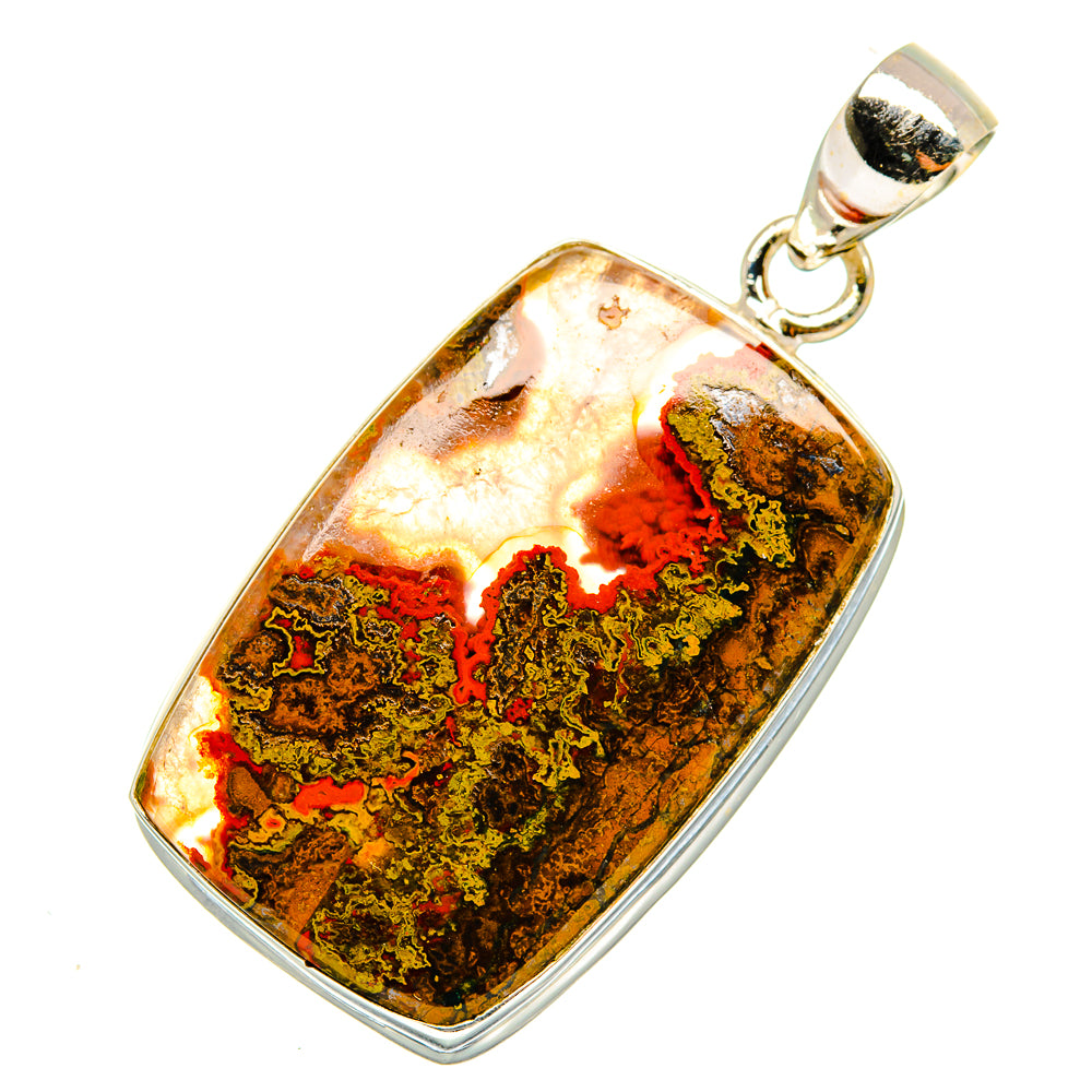 Moroccan Agate Pendants handcrafted by Ana Silver Co - PD9269