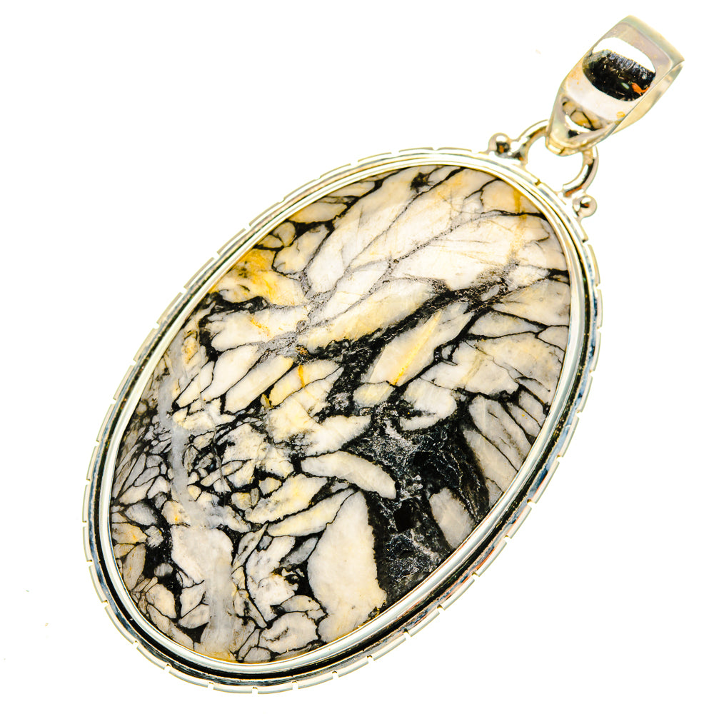 Chrysanthemum Stone Pendants handcrafted by Ana Silver Co - PD9276
