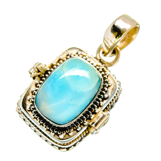Larimar Pendants handcrafted by Ana Silver Co - PD9435