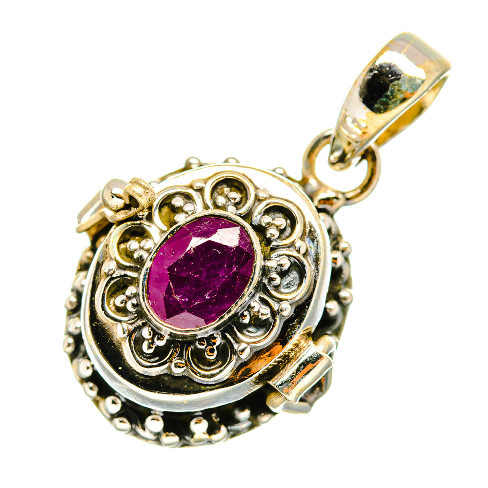 Ruby Pendants handcrafted by Ana Silver Co - PD9460