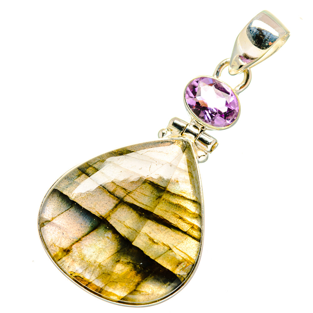 Labradorite Pendants handcrafted by Ana Silver Co - PD9480