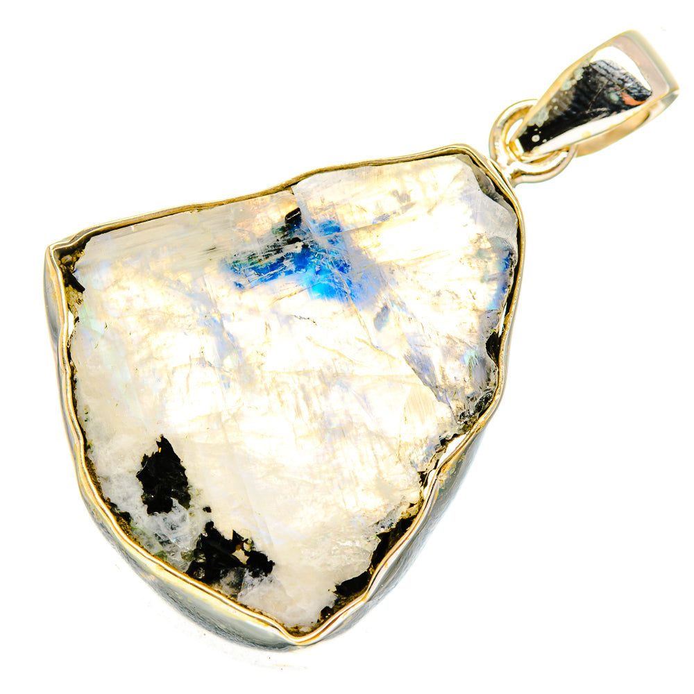Rainbow Moonstone Pendants handcrafted by Ana Silver Co - PD9489
