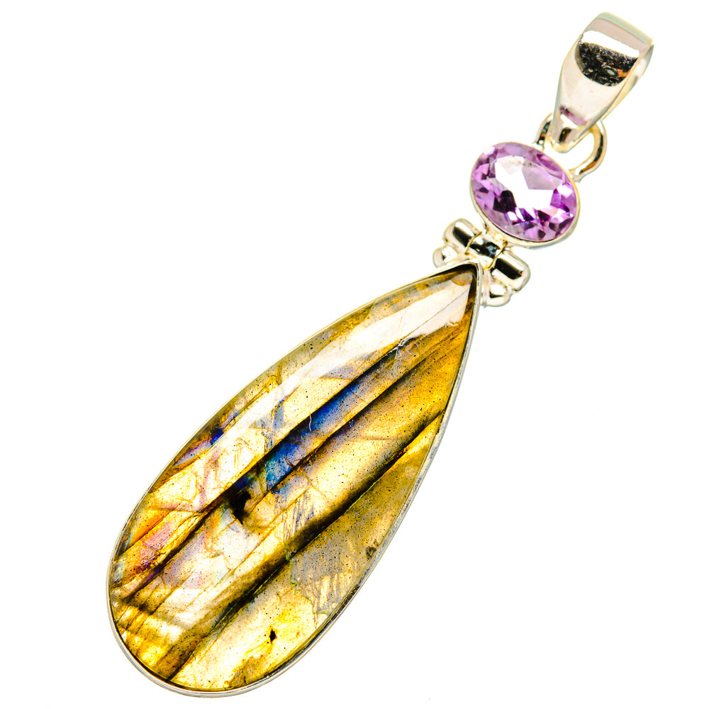 Labradorite Pendants handcrafted by Ana Silver Co - PD9531