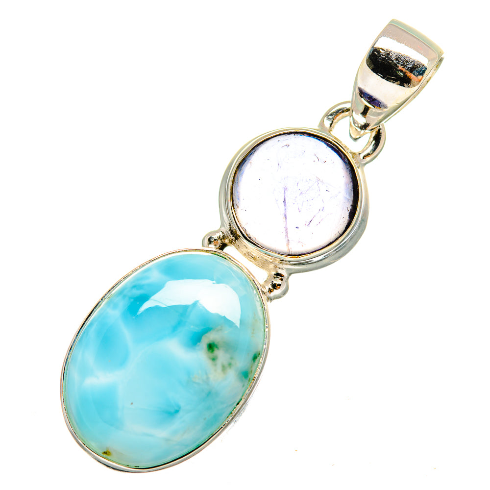 Larimar Pendants handcrafted by Ana Silver Co - PD9537