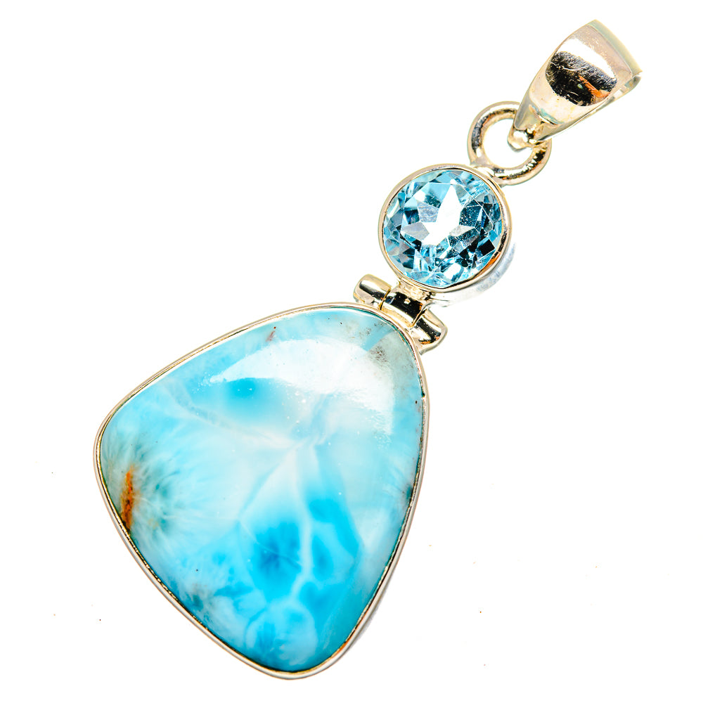 Larimar Pendants handcrafted by Ana Silver Co - PD9544
