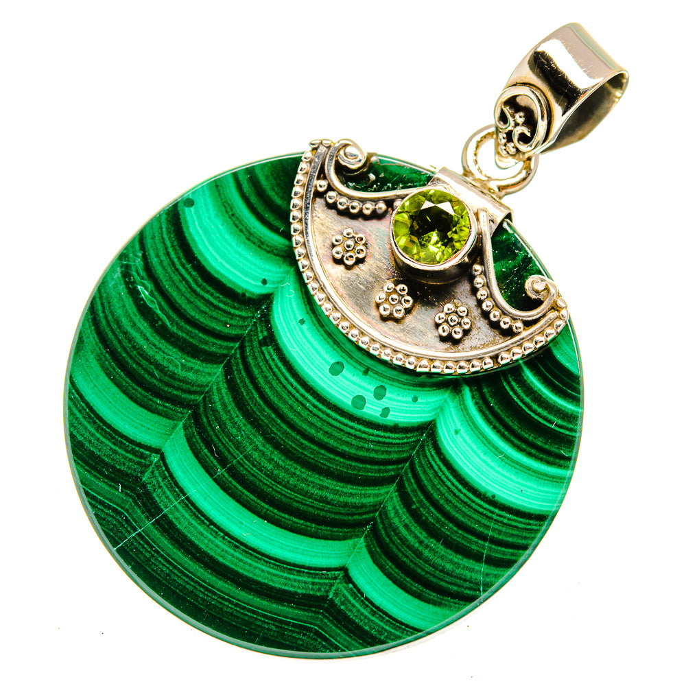 Malachite Pendants handcrafted by Ana Silver Co - PD9554