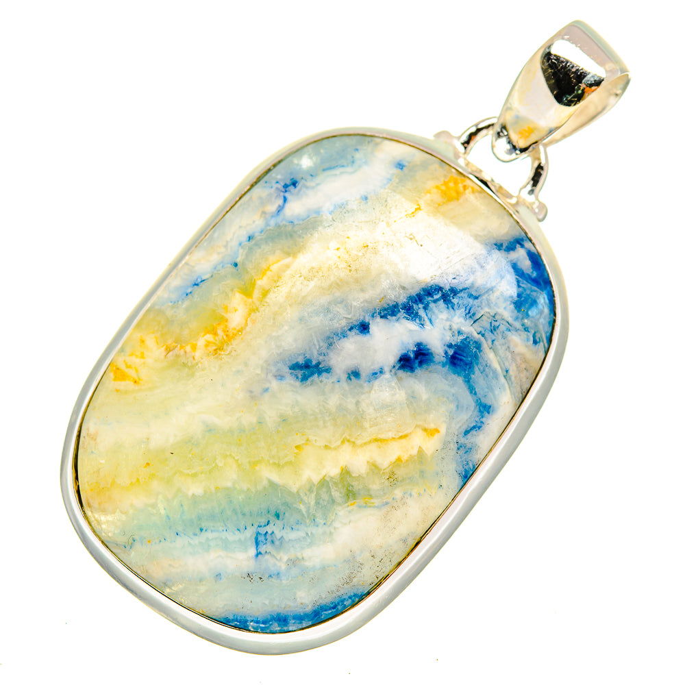 Blue Scheelite Pendants handcrafted by Ana Silver Co - PD9562