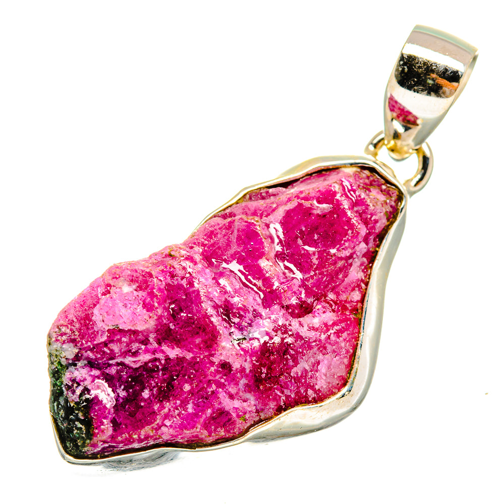 Ruby Zoisite Pendants handcrafted by Ana Silver Co - PD9597