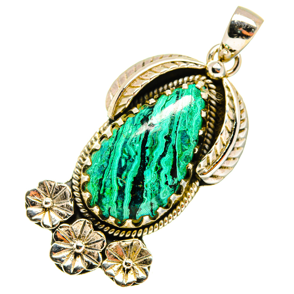 Chrysocolla Pendants handcrafted by Ana Silver Co - PD9634