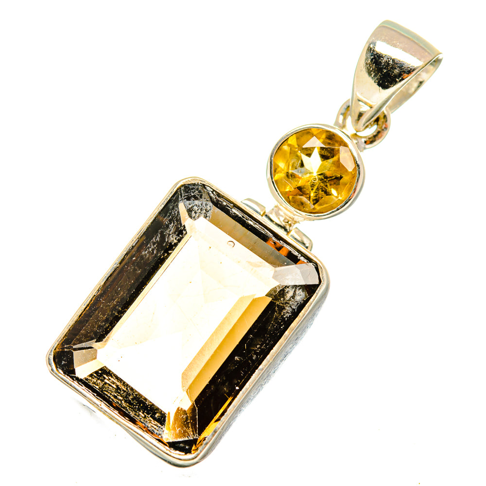 Smoky Quartz Pendants handcrafted by Ana Silver Co - PD9650