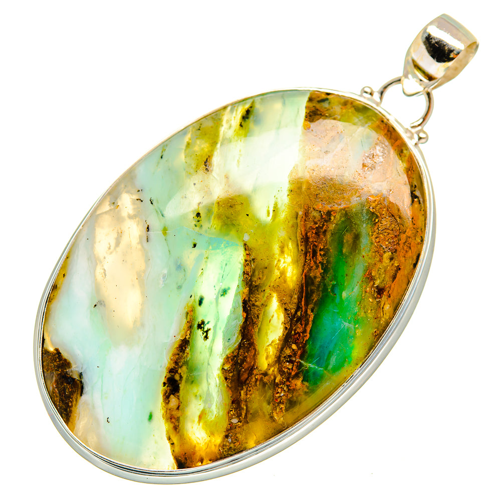 Peruvian Opal Pendants handcrafted by Ana Silver Co - PD9686