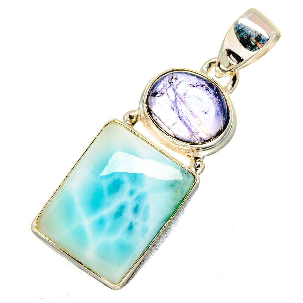 Larimar Pendants handcrafted by Ana Silver Co - PD9701