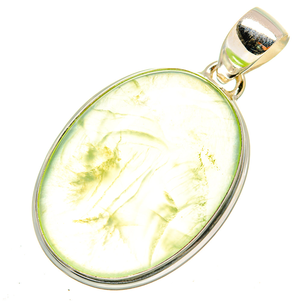 Prehnite Pendants handcrafted by Ana Silver Co - PD9720