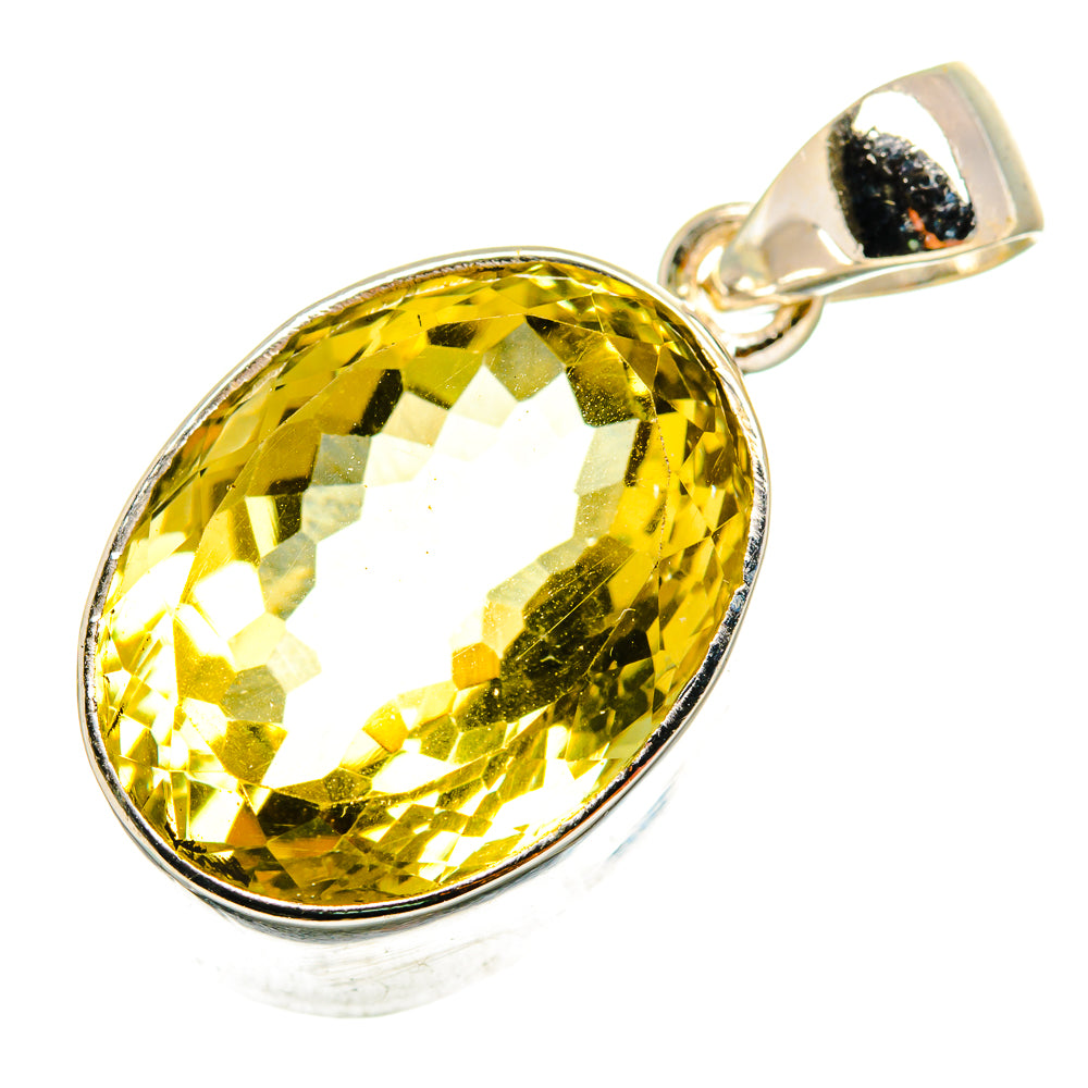 Lemon Quartz Pendants handcrafted by Ana Silver Co - PD9729