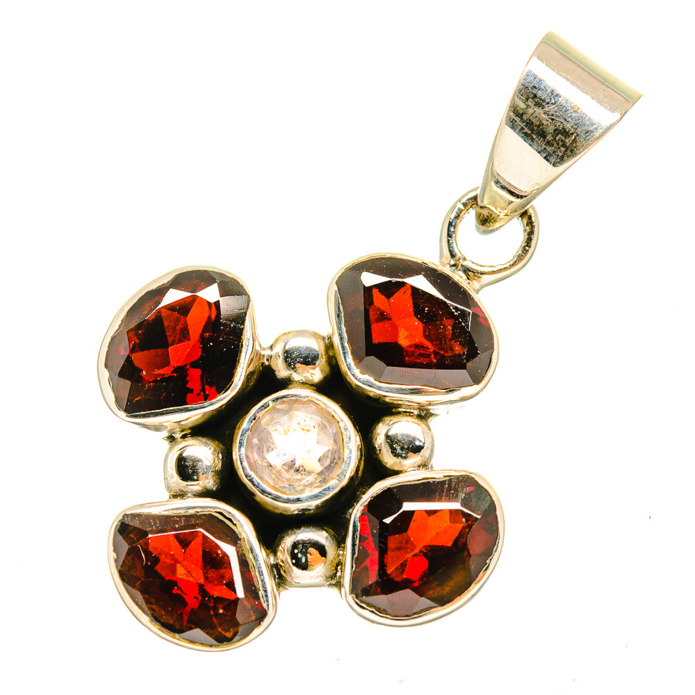Garnet Pendants handcrafted by Ana Silver Co - PD9756