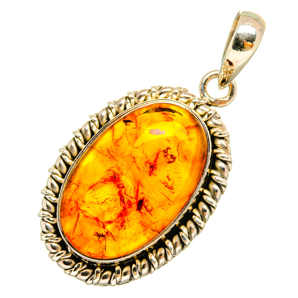 Baltic Amber Pendants handcrafted by Ana Silver Co - PD9804