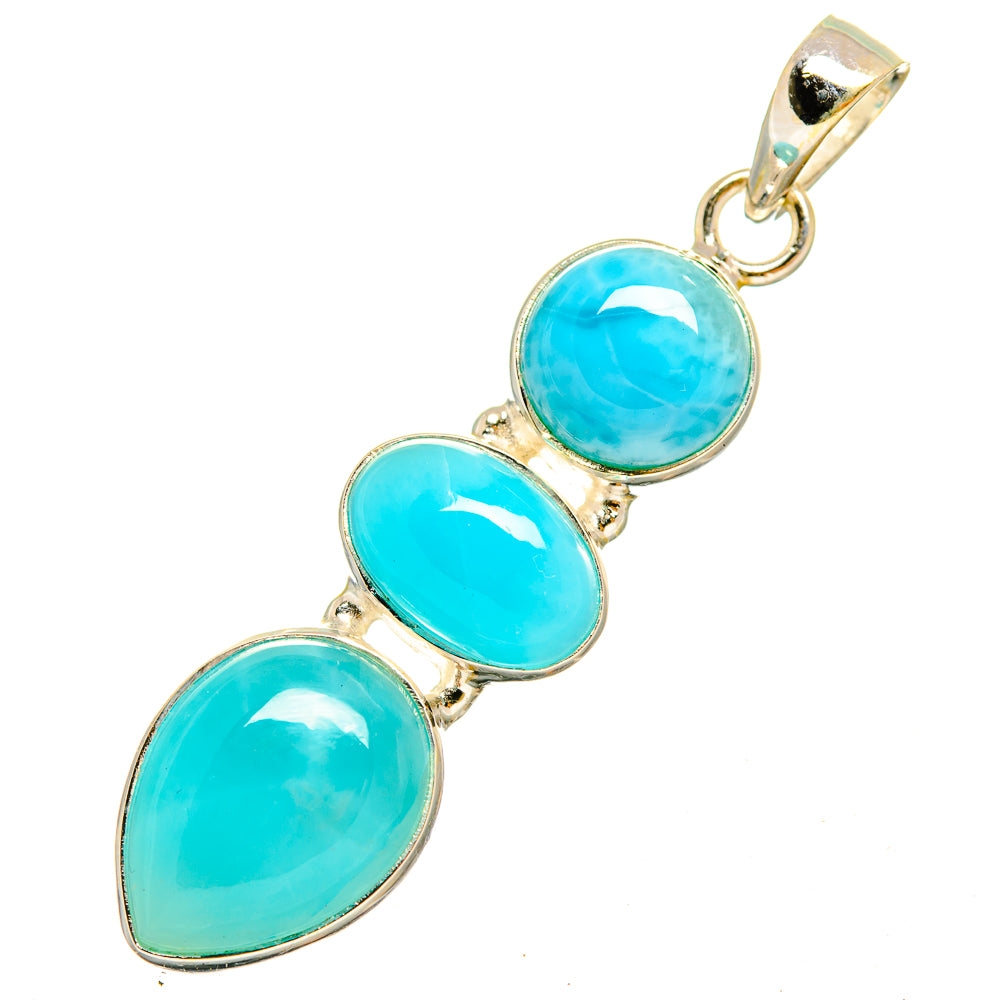 Larimar Pendants handcrafted by Ana Silver Co - PD9820