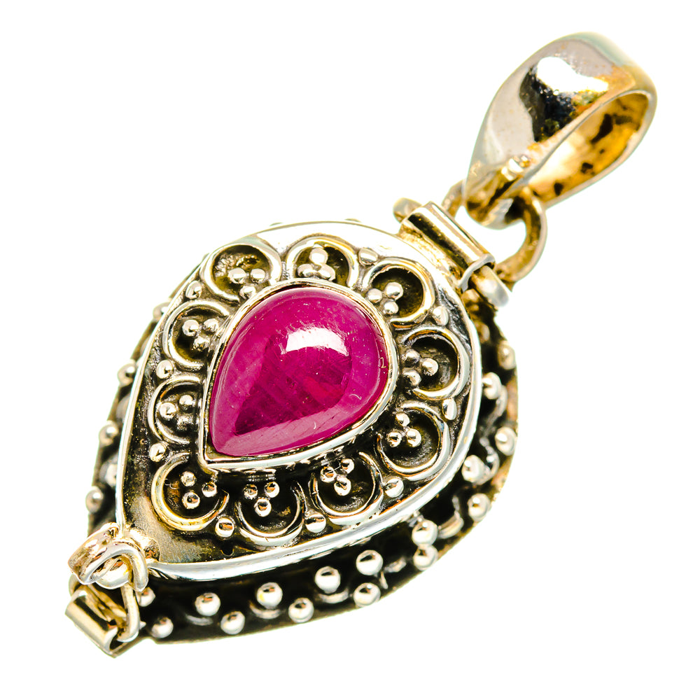 Pink Tourmaline Pendants handcrafted by Ana Silver Co - PD9866
