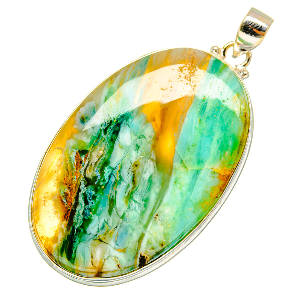 Peruvian Opal Pendants handcrafted by Ana Silver Co - PD9930