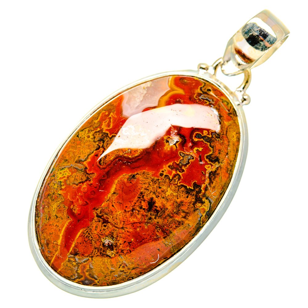 Moroccan Agate Pendants handcrafted by Ana Silver Co - PD9986