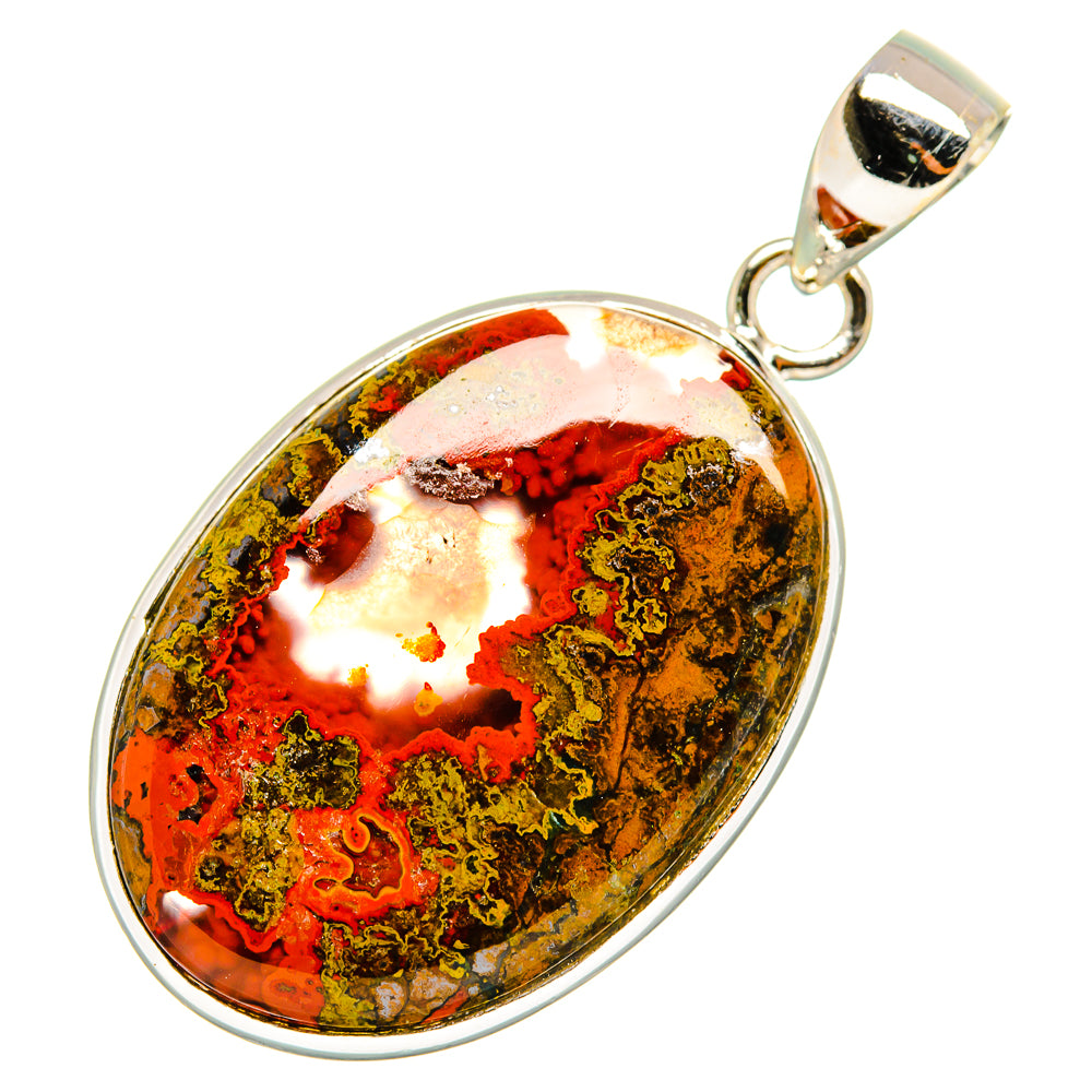 Moroccan Agate Pendants handcrafted by Ana Silver Co - PD9987