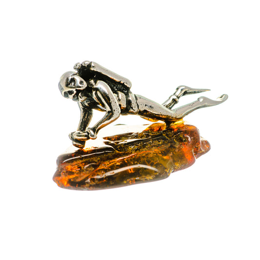 Baltic Amber Charms handcrafted by Ana Silver Co - PW1047