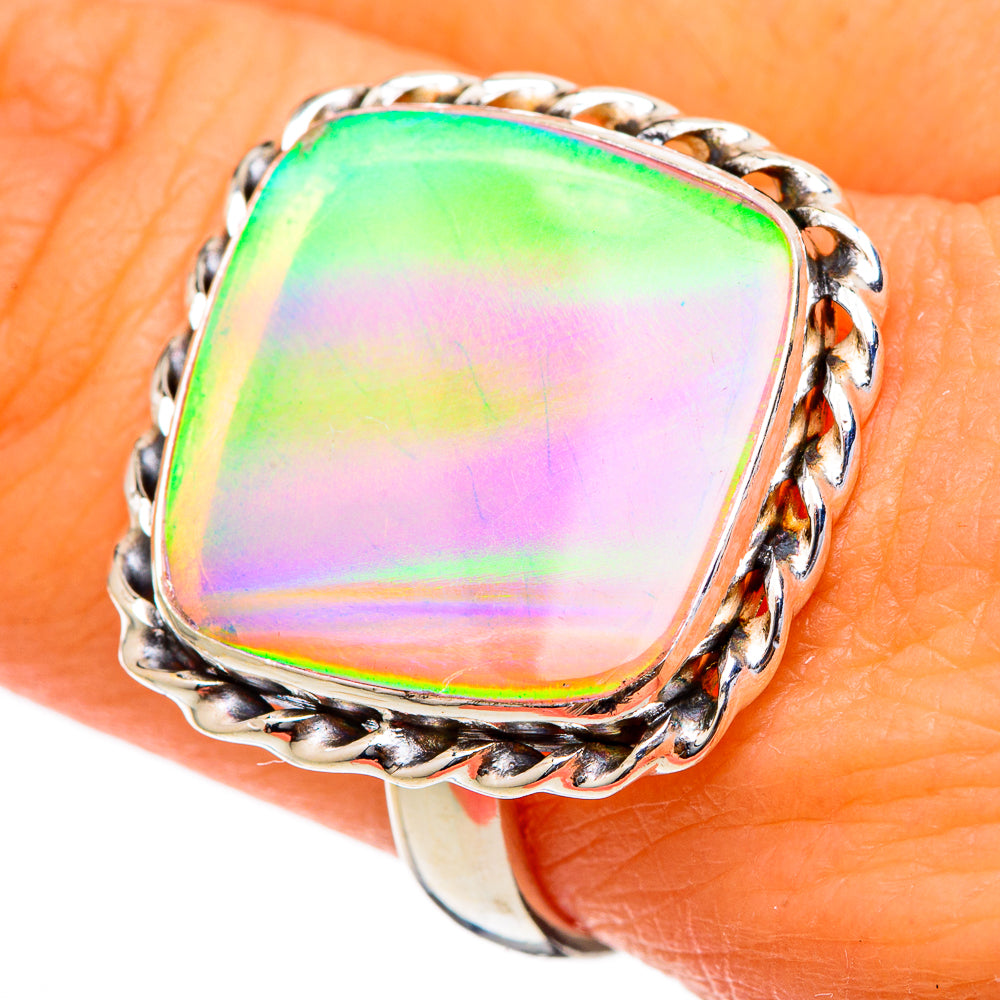 Aura Opal Rings handcrafted by Ana Silver Co - RING101791