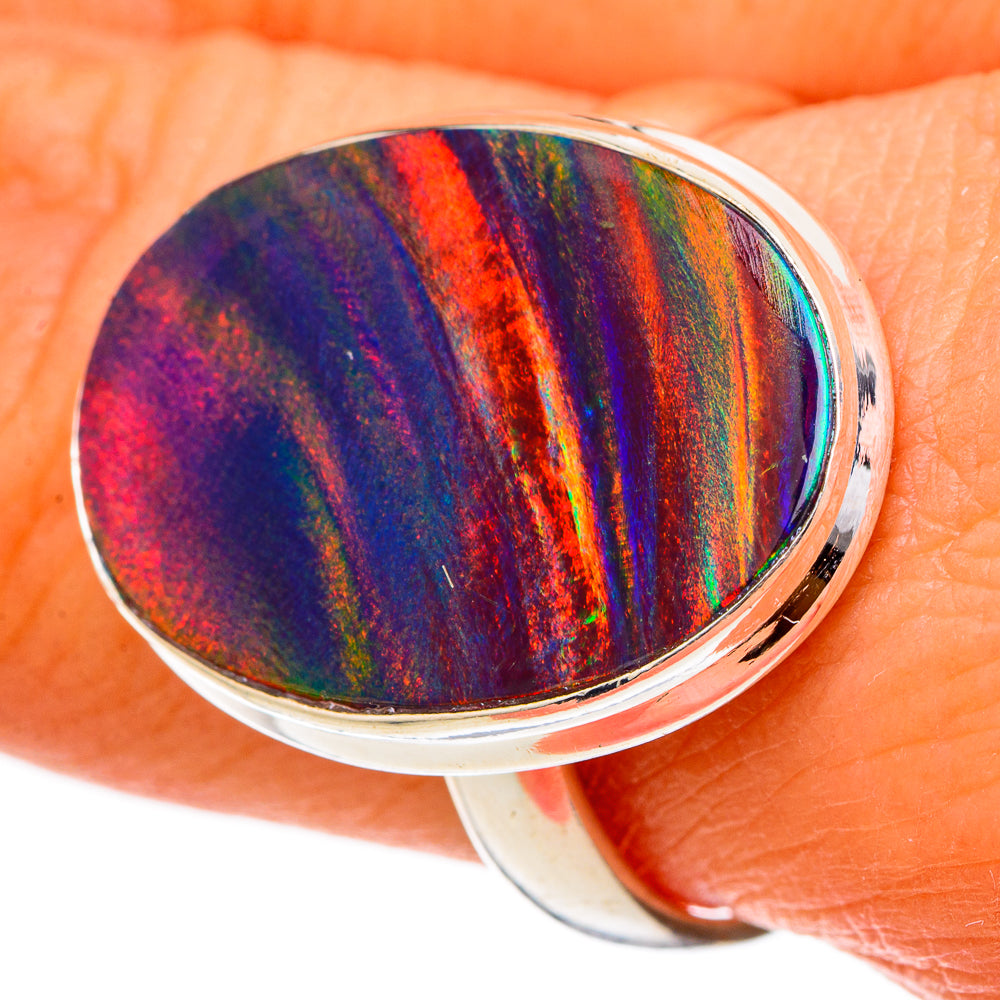 Aura Opal Rings handcrafted by Ana Silver Co - RING101795 - Photo 3