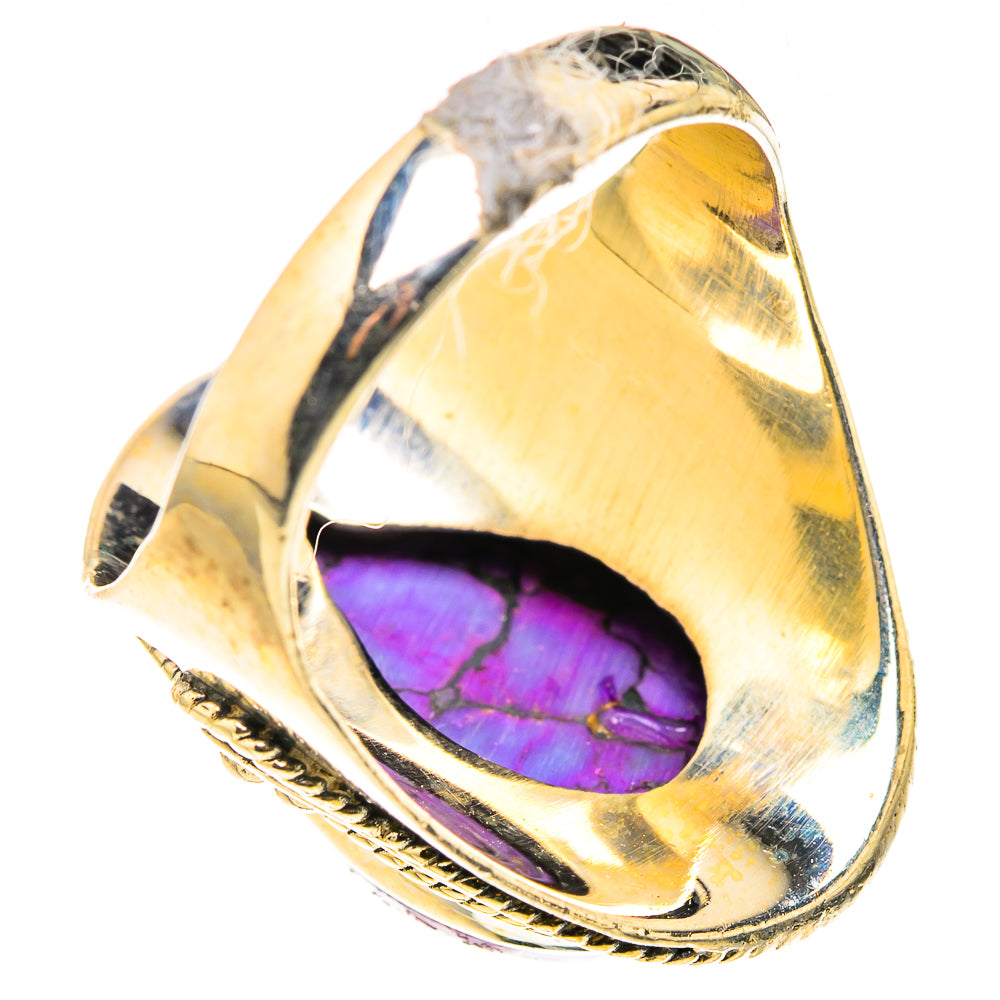 Purple Copper Composite Turquoise Rings handcrafted by Ana Silver Co - RING127219 - Photo 3