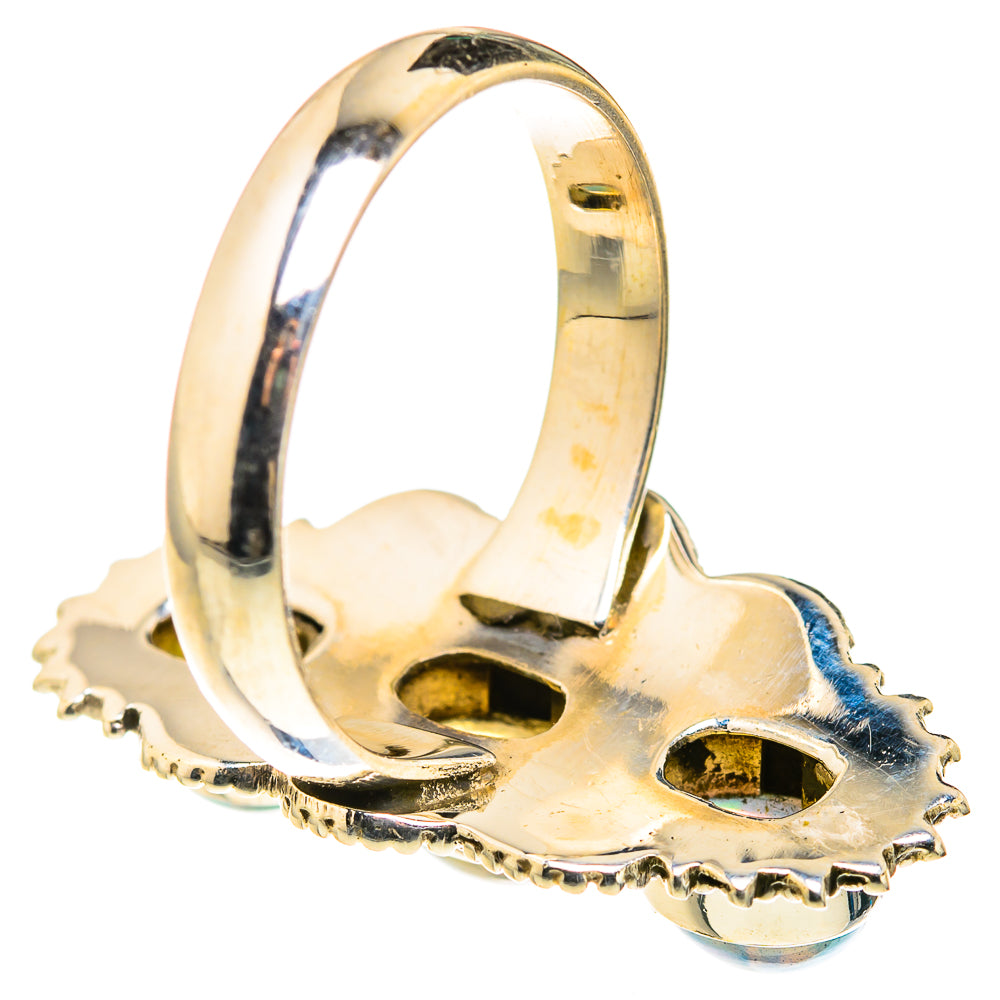Ethiopian Opal Rings handcrafted by Ana Silver Co - RING127225 - Photo 3