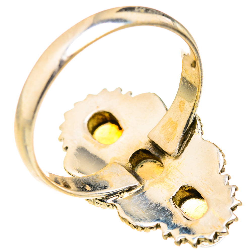Ethiopian Opal Rings handcrafted by Ana Silver Co - RING127373 - Photo 3