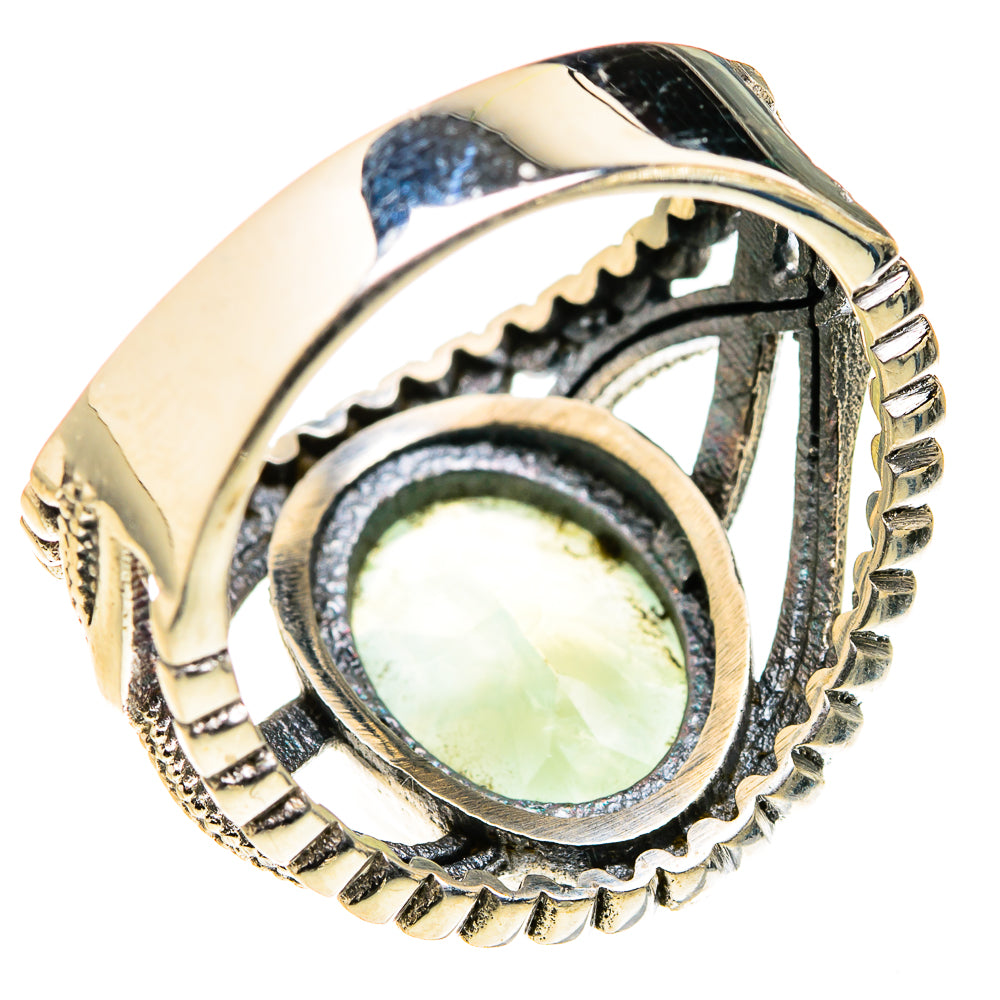 Prehnite Rings handcrafted by Ana Silver Co - RING127404 - Photo 3