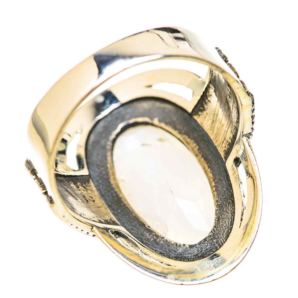 Rainbow Moonstone Rings handcrafted by Ana Silver Co - RING127619 - Photo 3