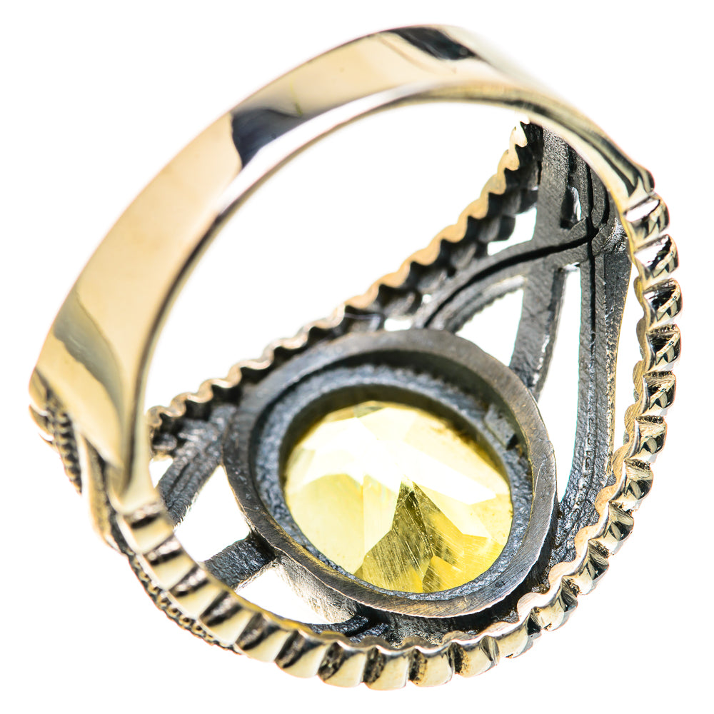 Lemon Quartz Rings handcrafted by Ana Silver Co - RING127630 - Photo 3