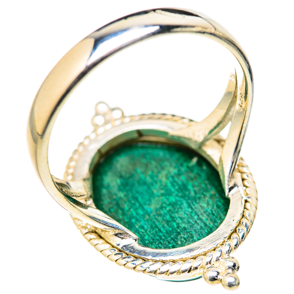 Malachite Rings handcrafted by Ana Silver Co - RING127638 - Photo 3