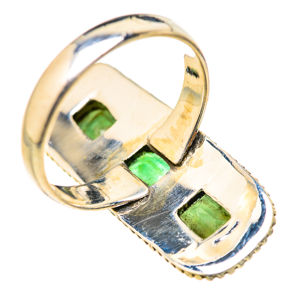 Zambian Emerald Rings handcrafted by Ana Silver Co - RING127659 - Photo 3