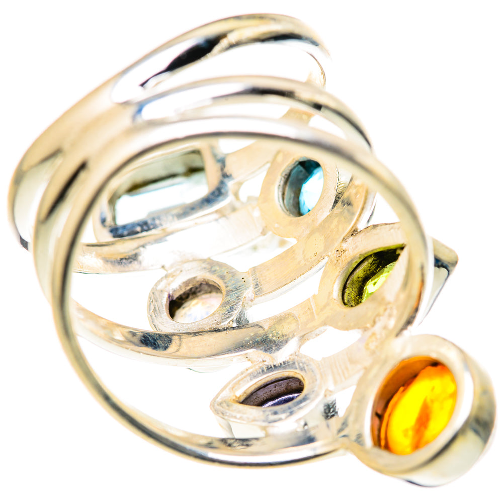 Blue Topaz Rings handcrafted by Ana Silver Co - RING127803 - Photo 3