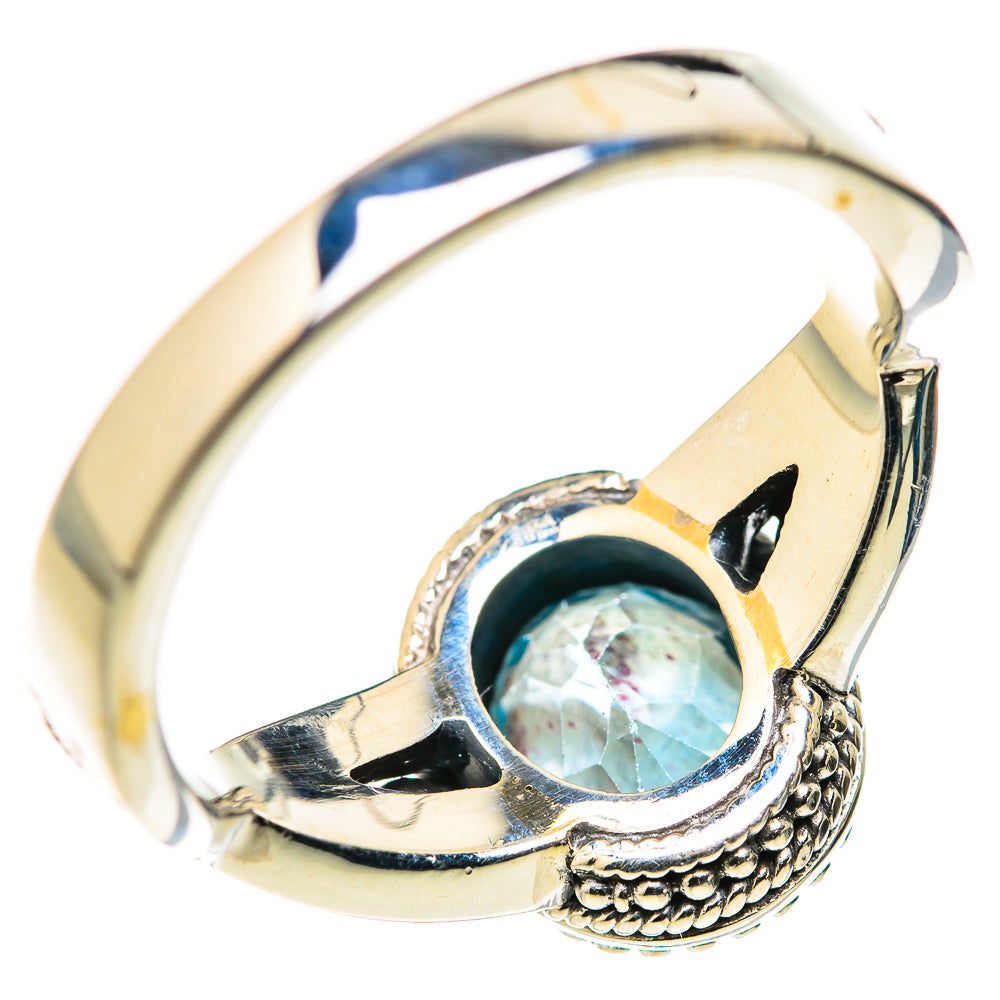 Blue Topaz Rings handcrafted by Ana Silver Co - RING127811 - Photo 3