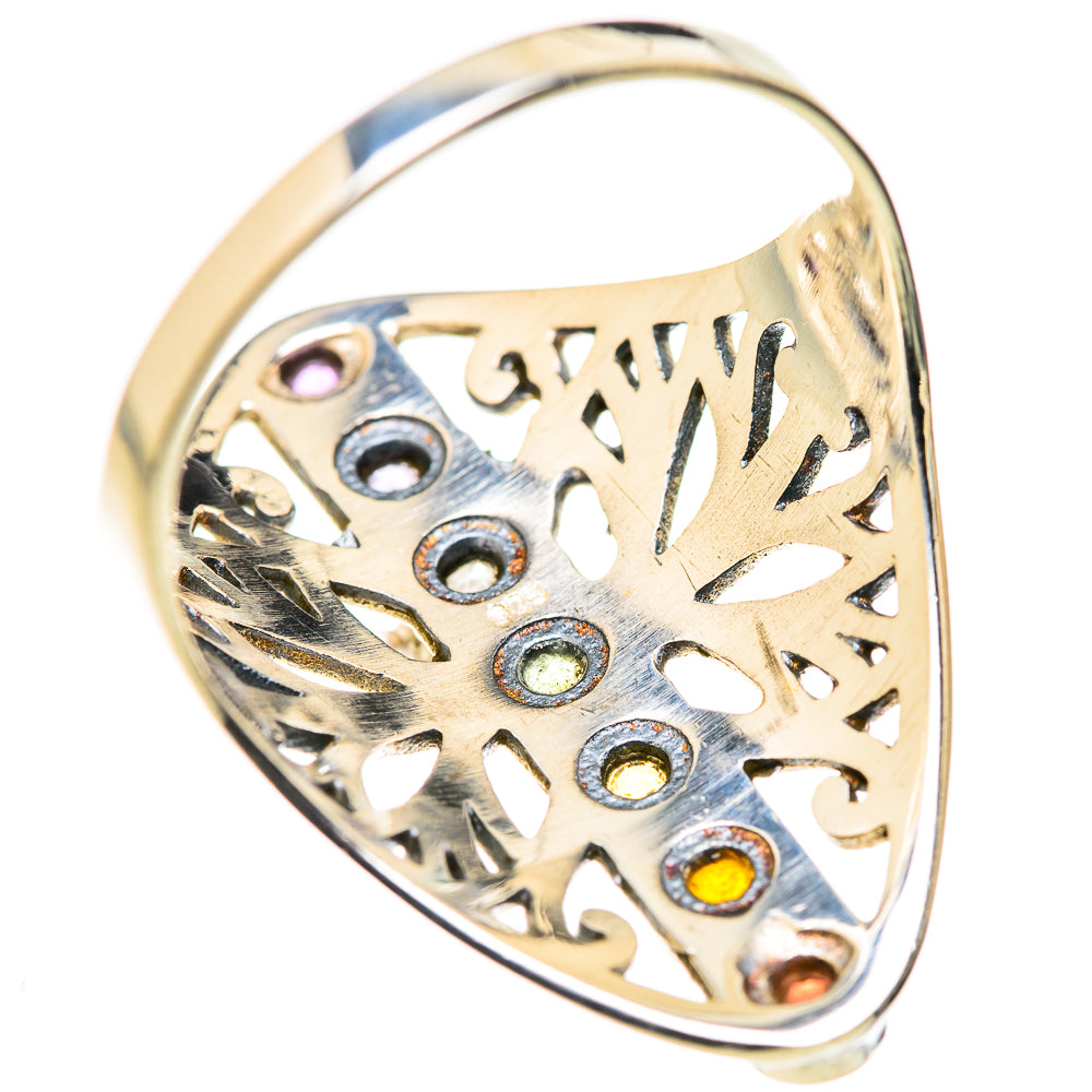 Multi-Stone Chakra Rings handcrafted by Ana Silver Co - RING127829 - Photo 3