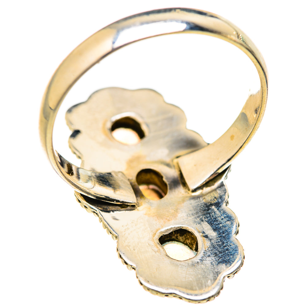 Ethiopian Opal Rings handcrafted by Ana Silver Co - RING127861 - Photo 3