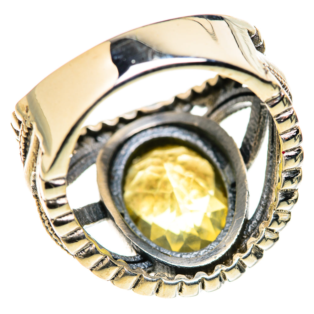 Lemon Quartz Rings handcrafted by Ana Silver Co - RING127912 - Photo 3