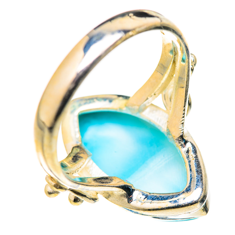 Larimar Rings handcrafted by Ana Silver Co - RING127917 - Photo 3