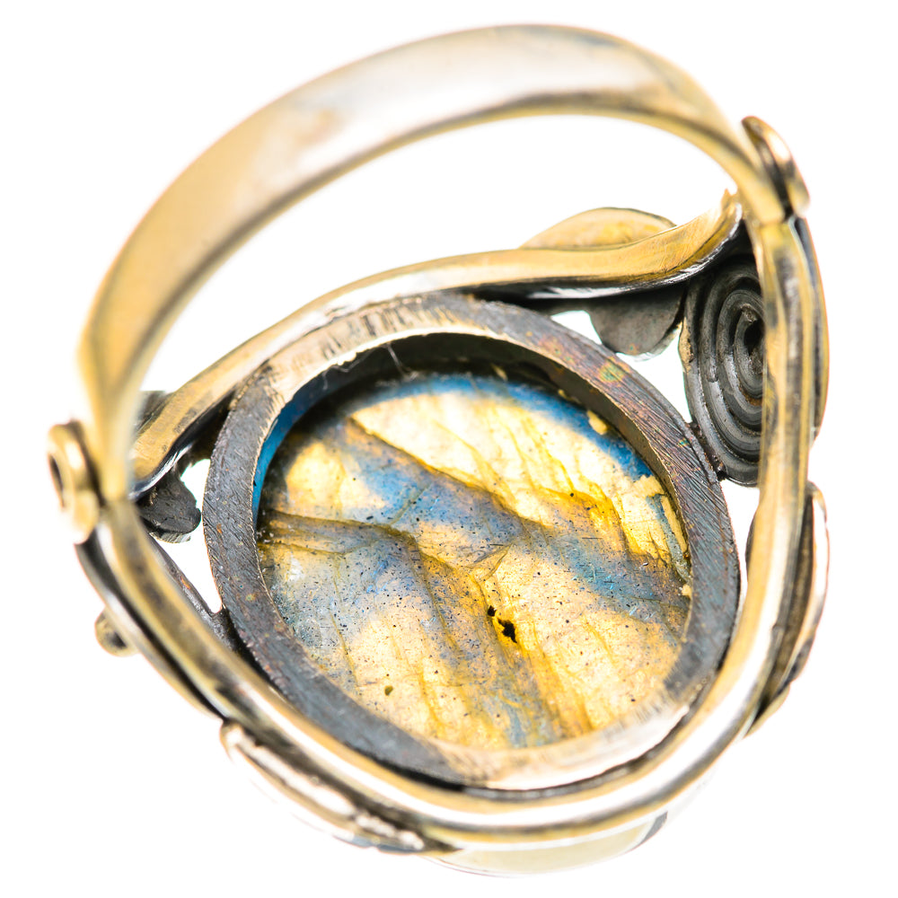 Labradorite Rings handcrafted by Ana Silver Co - RING127943 - Photo 3